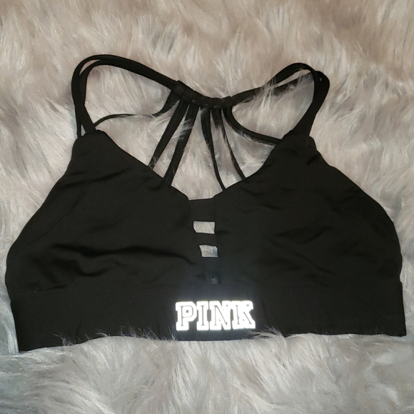 VS PINK Ultimate Strappy Sports Bra - Picture 1 of 3